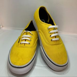 Vans Summer Yellow Low Top Skate Shoes Sneakers MENS 4.5 Womens 6 unisex